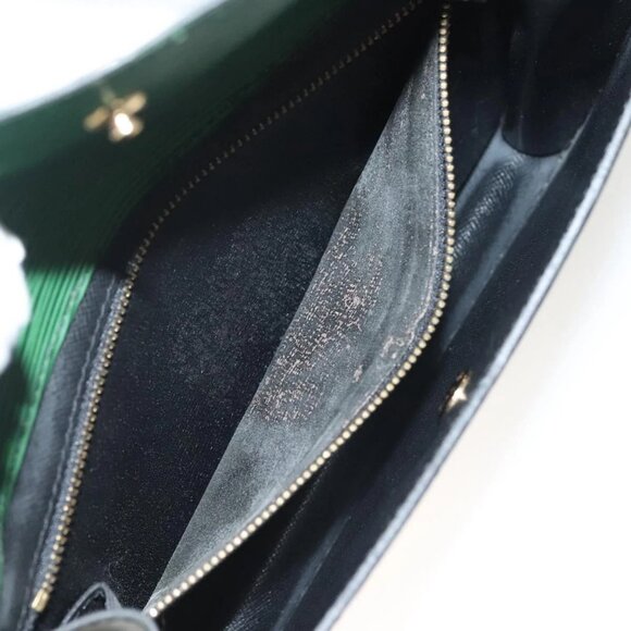 LOUIS VUITTON Epi Montaigne 23 Clutch Bag Green M52664 LV Auth 135445 - Picture 14 of 16